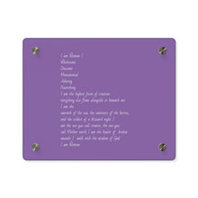 Load image into Gallery viewer, Acrylic Wall Art Panels Poem Display
