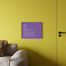 Load image into Gallery viewer, Acrylic Wall Art Panels Poem Display
