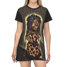 Load image into Gallery viewer, All Over Print T-Shirt Dress
